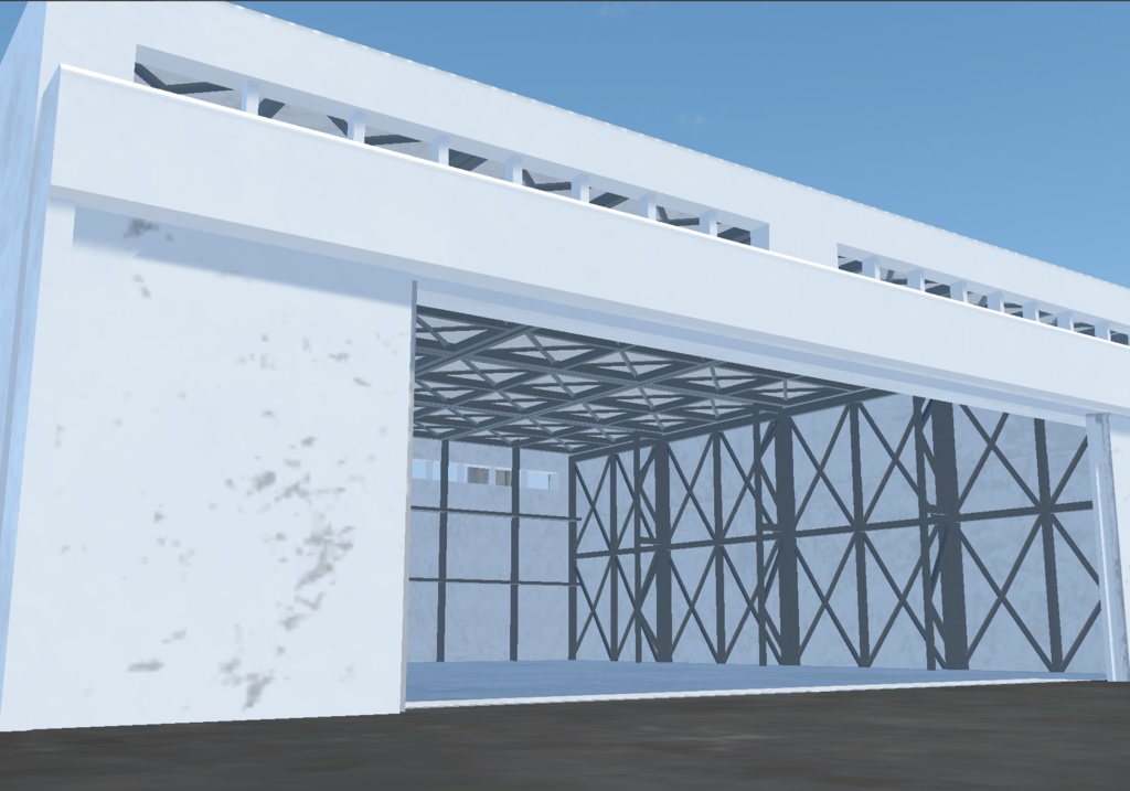 《VRChat想定》豊ヶ島海上宇宙基地《3Dモデル》