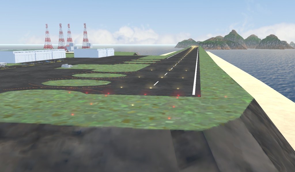 《VRChat想定》豊ヶ島海上宇宙基地《3Dモデル》