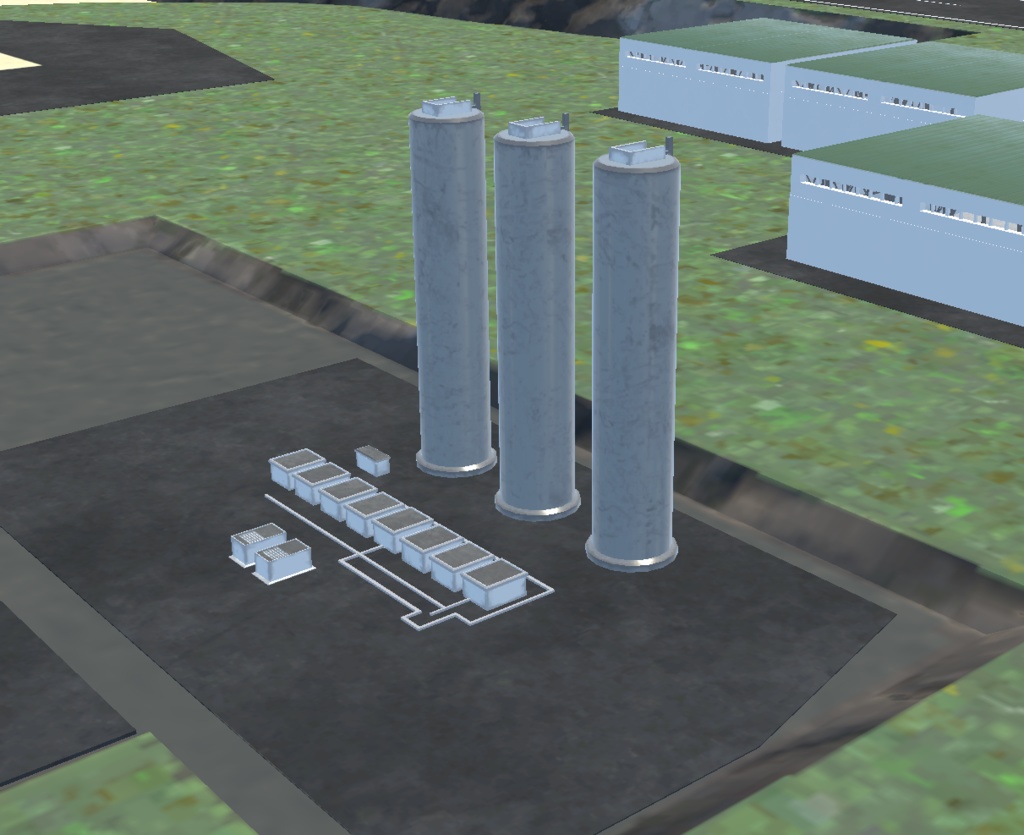 《VRChat想定》豊ヶ島海上宇宙基地《3Dモデル》