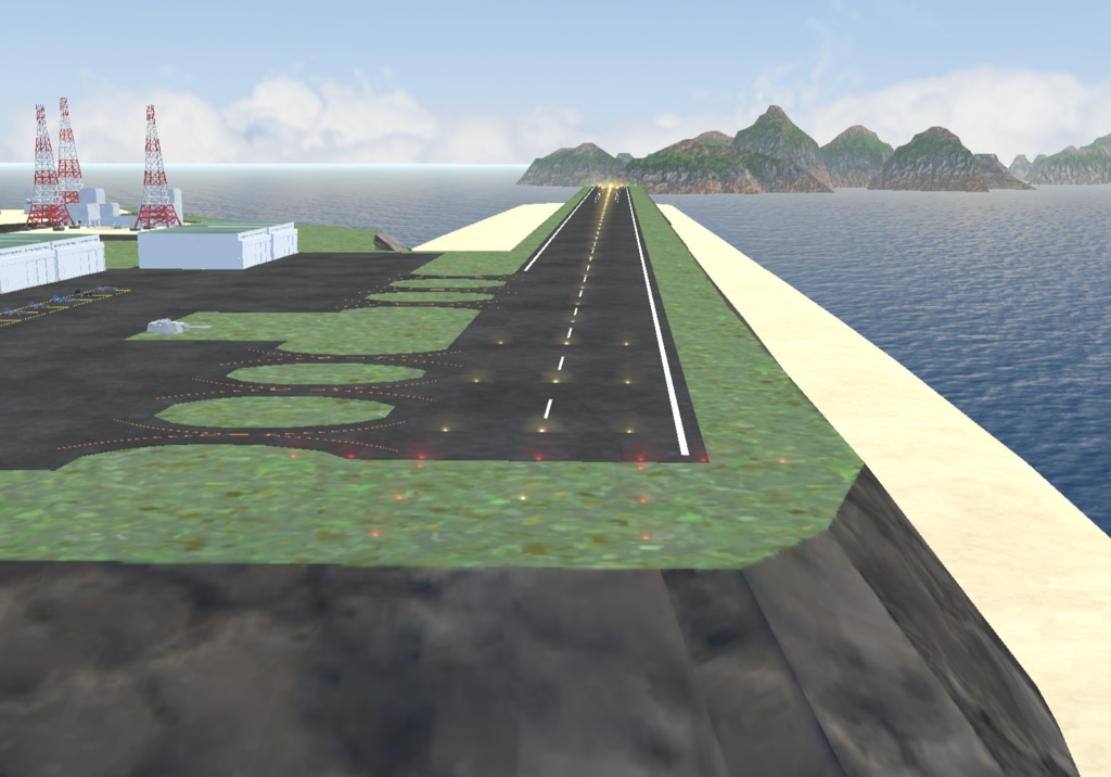 《VRChat想定》豊ヶ島海上宇宙基地《3Dモデル》