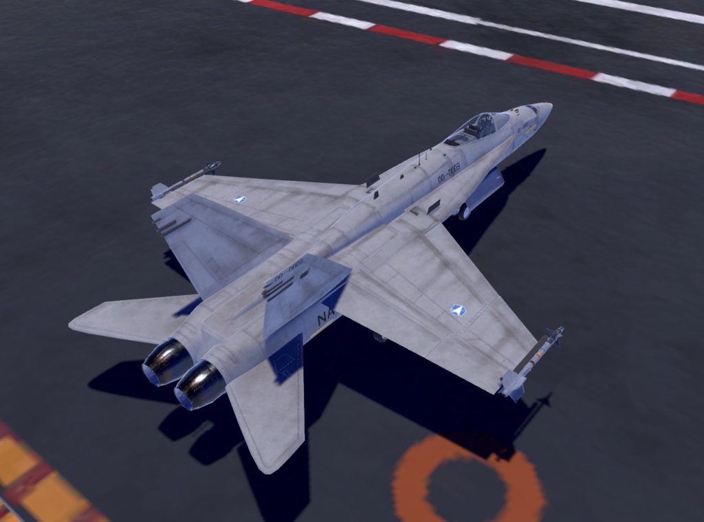 【VRChat想定】B-F/A18Legacy&B-F/A18E SUPER 二機種セット【飛行可能3Dモデル】