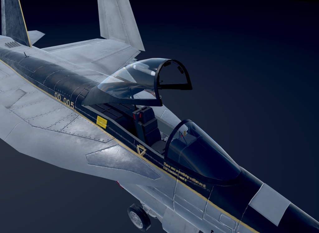 【VRChat想定】B-F/A18Legacy&B-F/A18E SUPER 二機種セット【飛行可能3Dモデル】