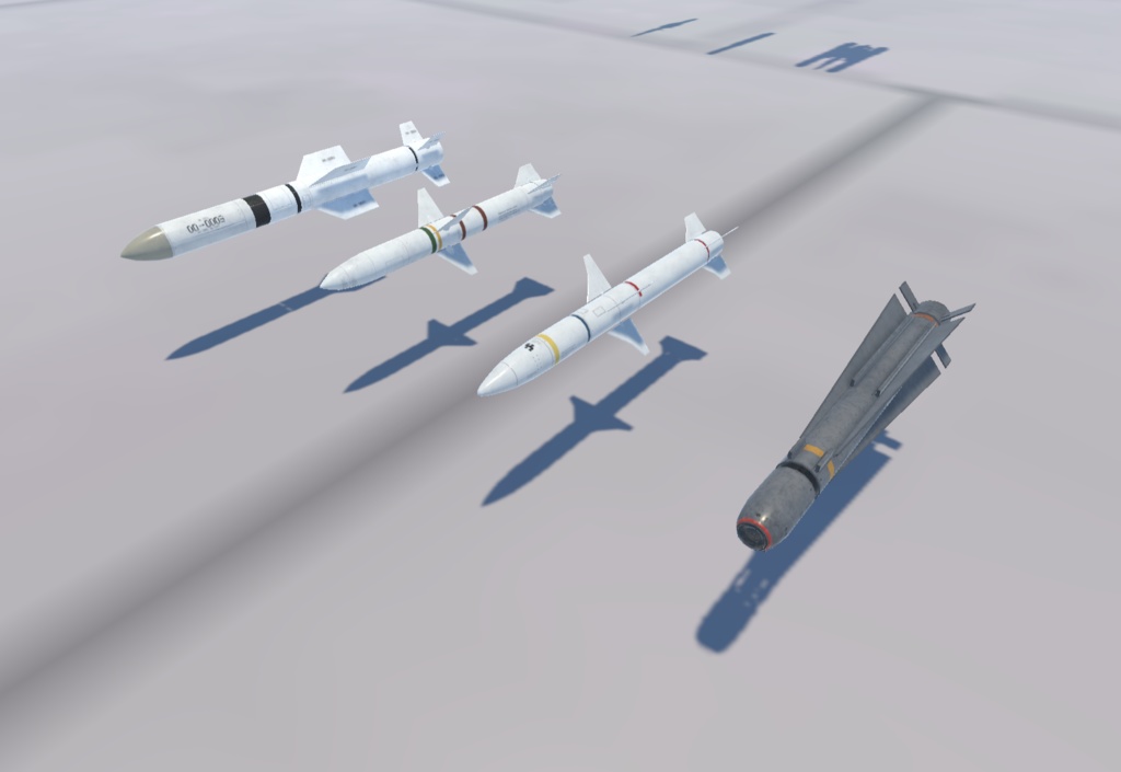 【VRChat想定】B-F/A18Legacy&B-F/A18E SUPER 二機種セット【飛行可能3Dモデル】