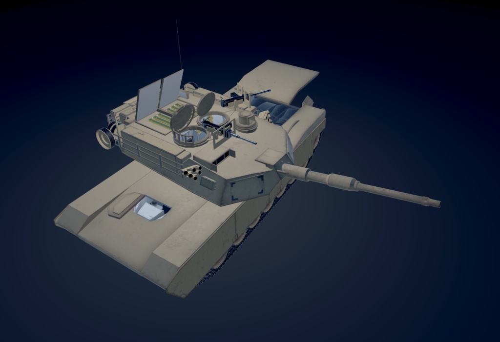 《VRChat想定》B-M1エイブラムス《操作可能モデル》