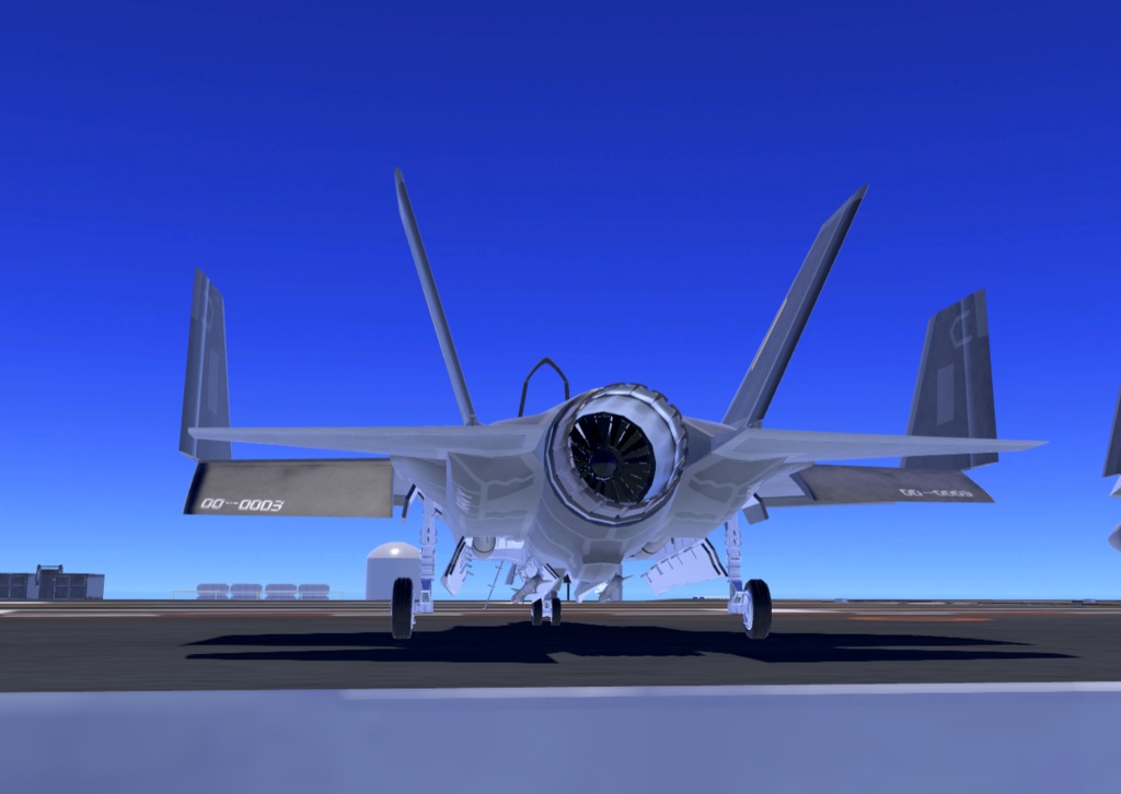 【VRChat想定】B-F35C【飛行可能モデル】