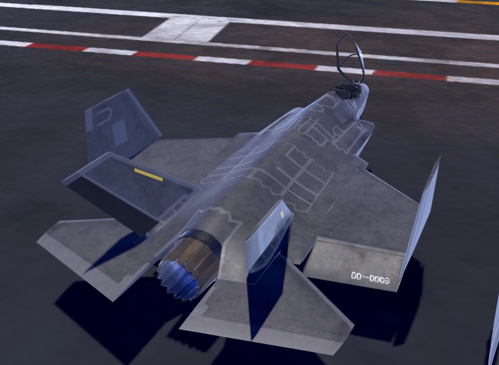 【VRChat想定】B-F35C【飛行可能モデル】