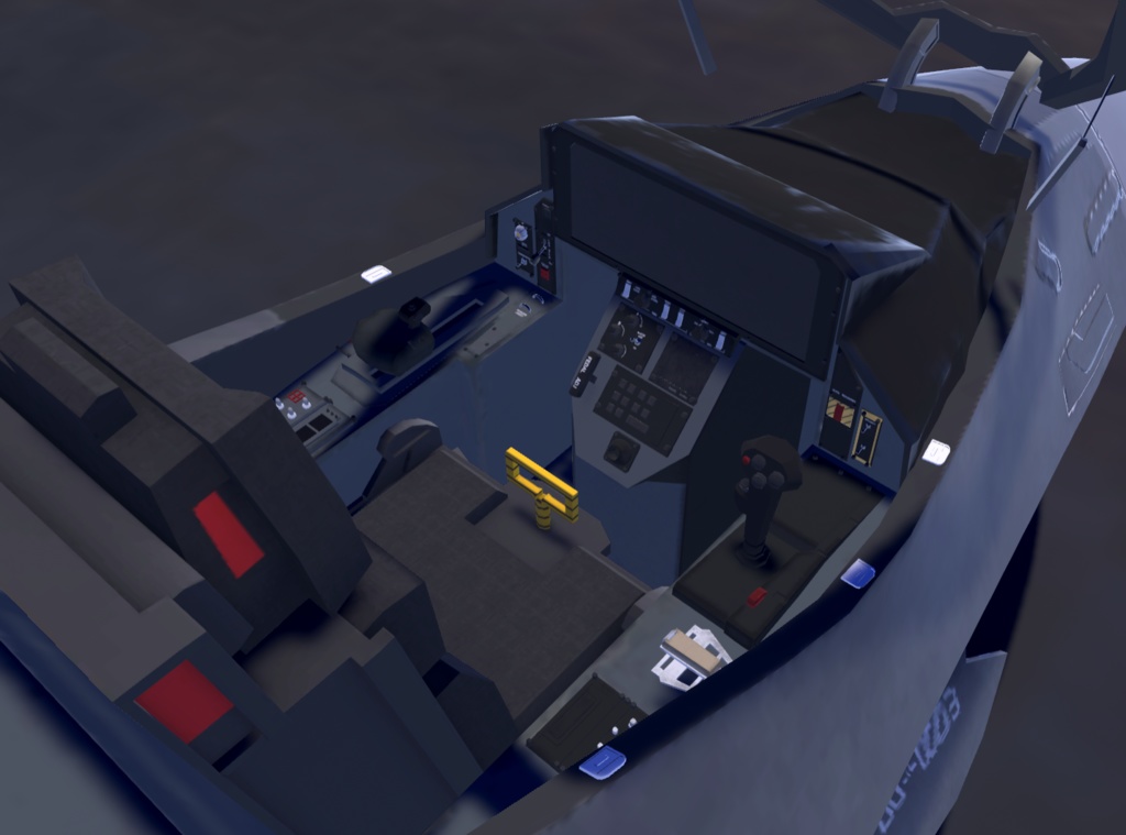 【VRChat想定】B-F35C【飛行可能モデル】