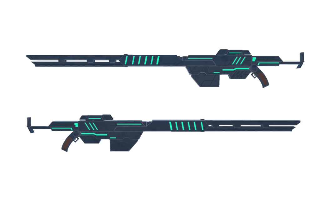 【VRCHAT想定】SF可変武器「リアライズ」【3Dモデル】