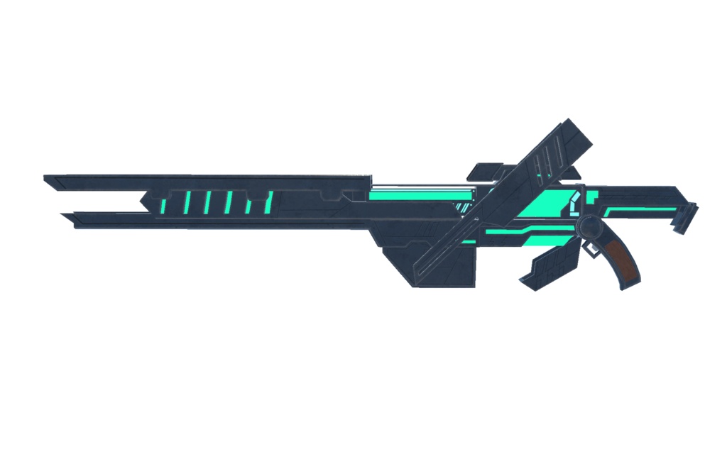 【VRCHAT想定】SF可変武器「リアライズ」【3Dモデル】