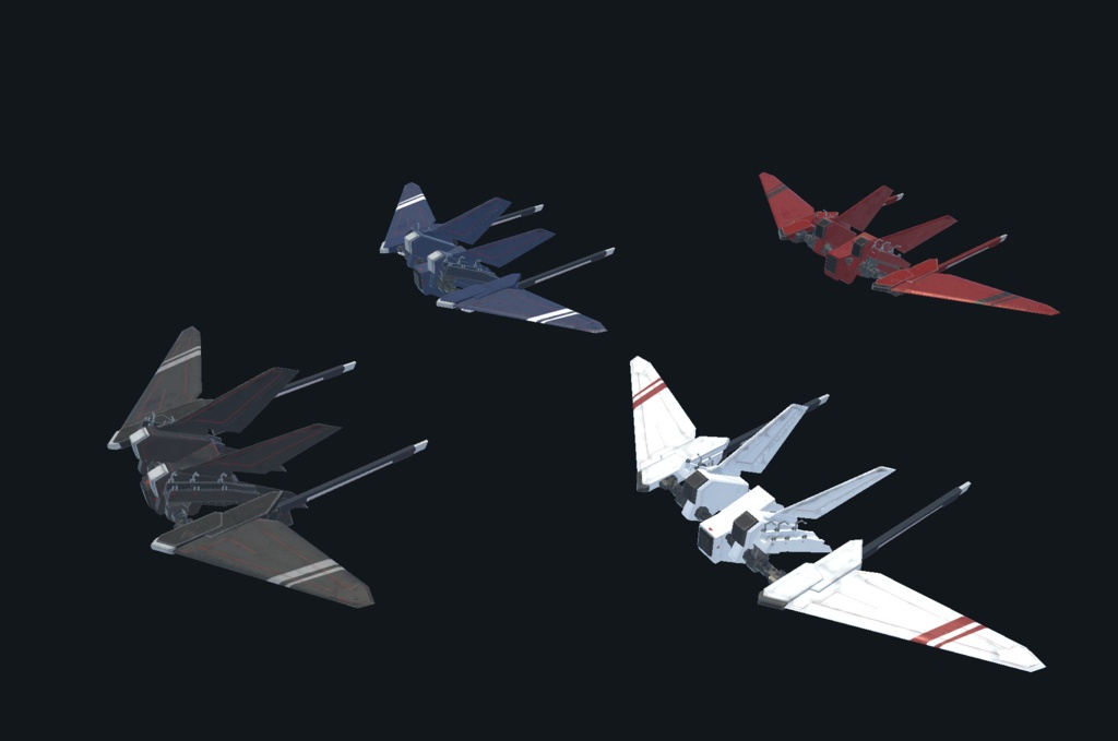 【VRChat想定】フライトパック「フィート1」【3Dモデル】