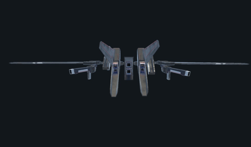 【VRChat想定】フライトパック「フィート1」【3Dモデル】