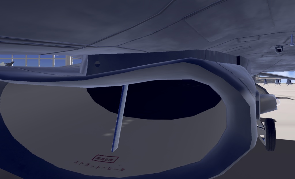 《VRCHAT想定》B-F2A VZ《飛行可能3Dモデル》