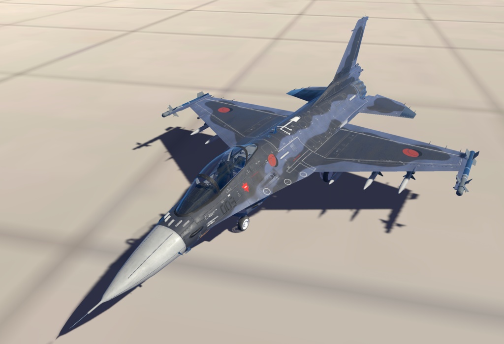 《VRCHAT想定》B-F2A VZ《飛行可能3Dモデル》