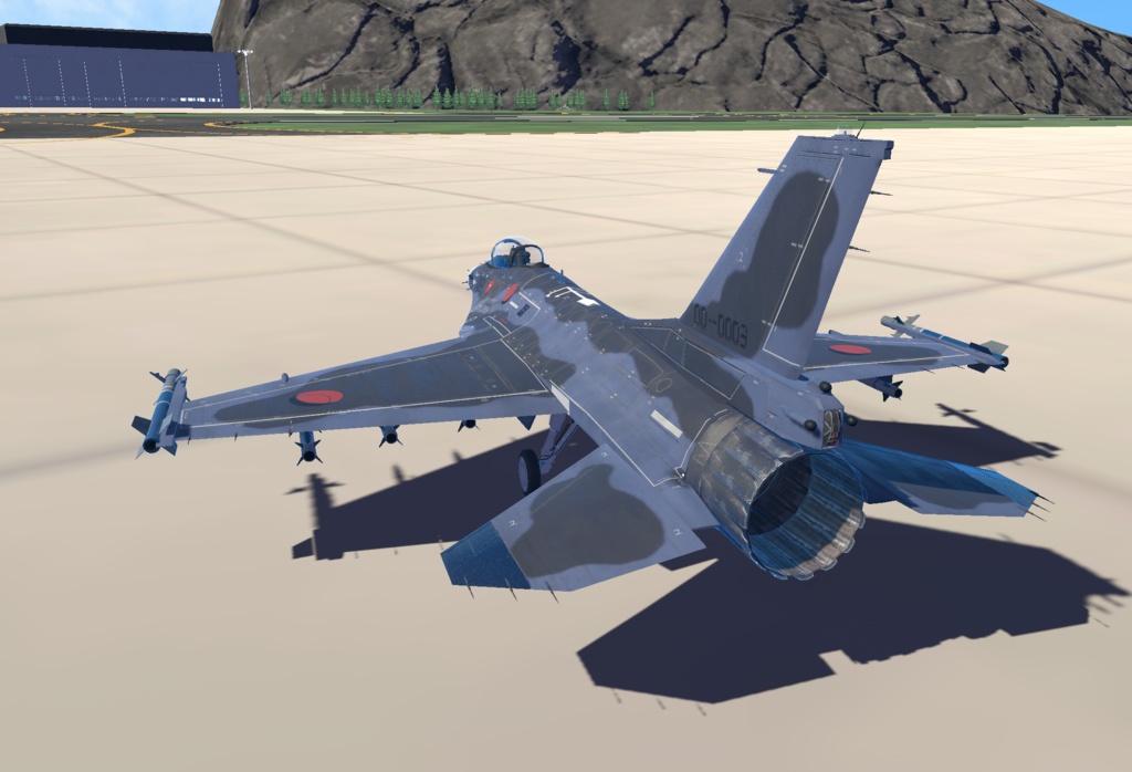 《VRCHAT想定》B-F2A VZ《飛行可能3Dモデル》