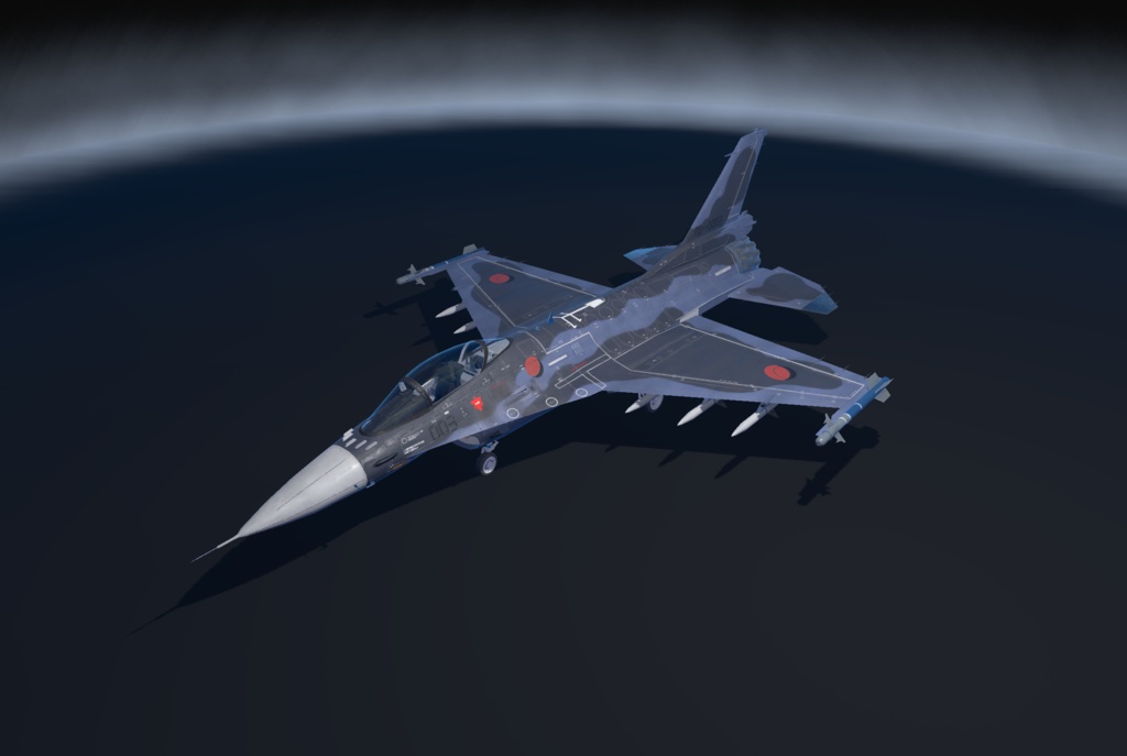 《VRCHAT想定》B-F2A VZ《飛行可能3Dモデル》