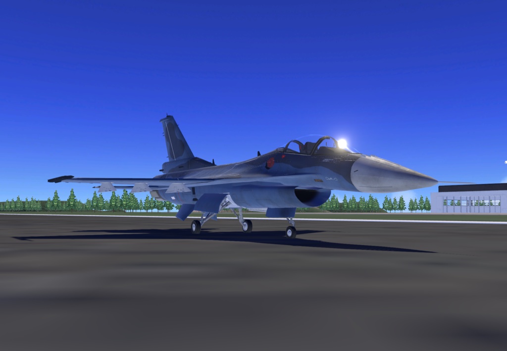 《VRCHAT想定》B-F2A VZ《飛行可能3Dモデル》