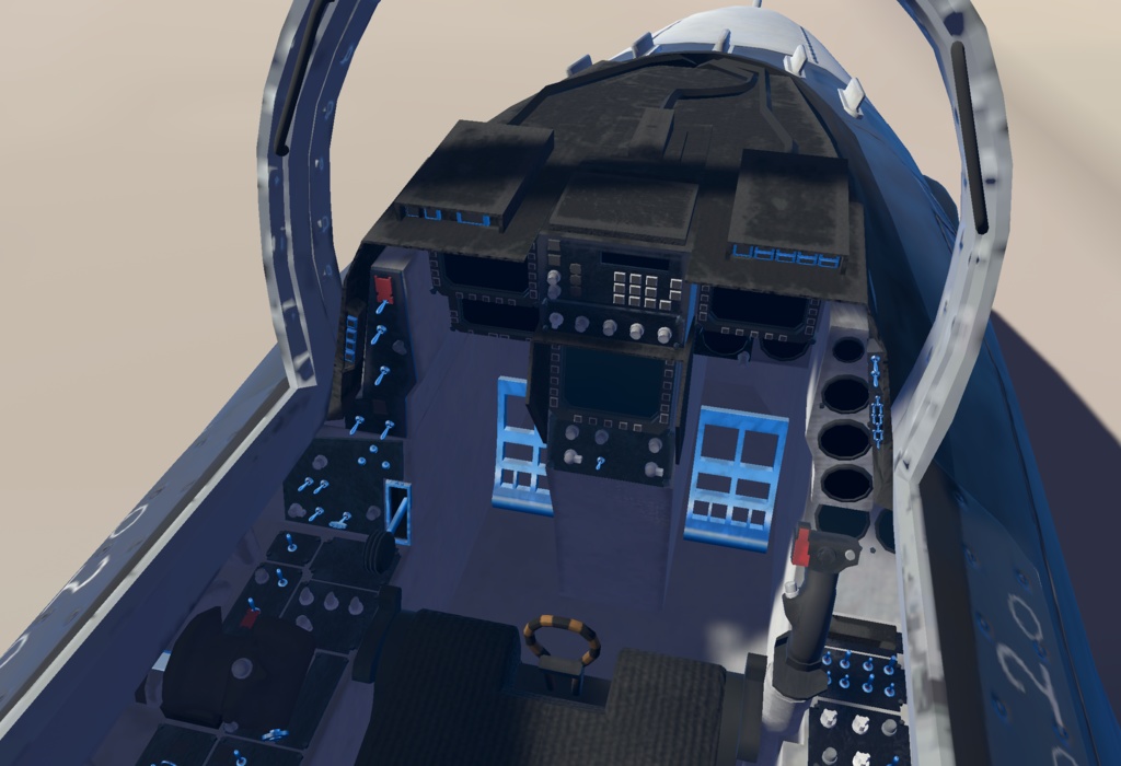《VRCHAT想定》B-F2A VZ《飛行可能3Dモデル》