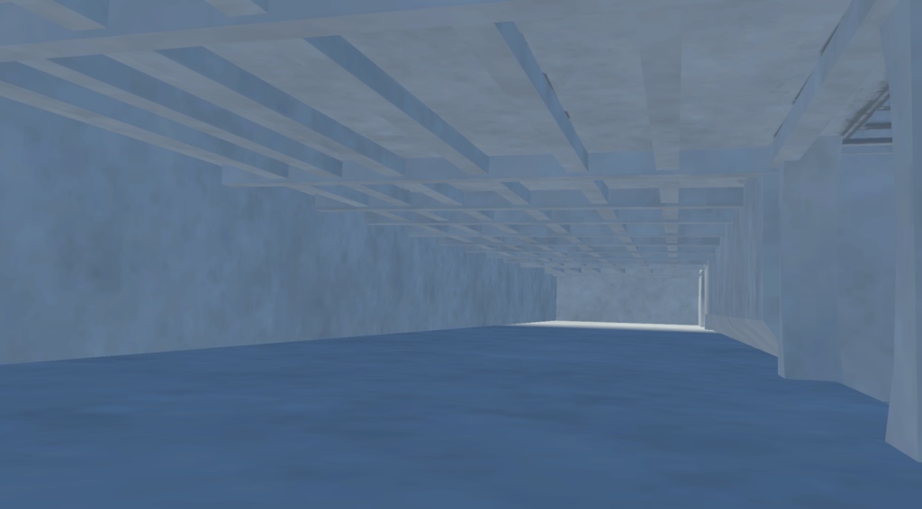 《VRChat想定》重航空巡洋艦「B-ADKZ」《ギミック付き3Dモデル》