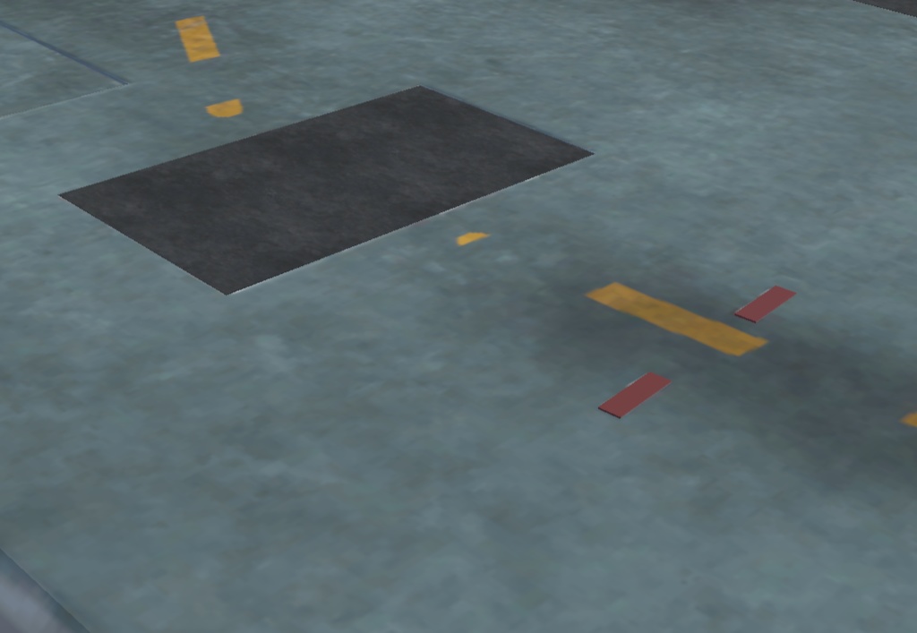 《VRChat想定》重航空巡洋艦「B-ADKZ」《ギミック付き3Dモデル》