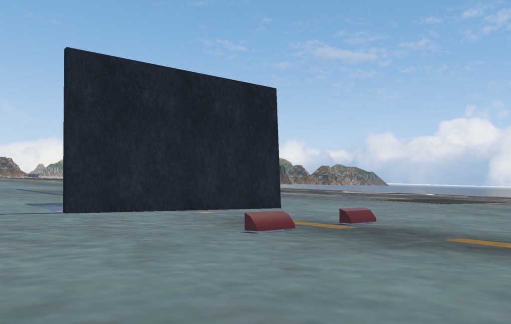 《VRChat想定》重航空巡洋艦「B-ADKZ」《ギミック付き3Dモデル》