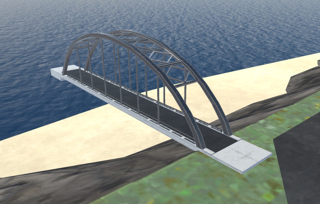 【VRChat想定】屋外ワールド用オブジェクトセット(11点セット)【3Dモデル】