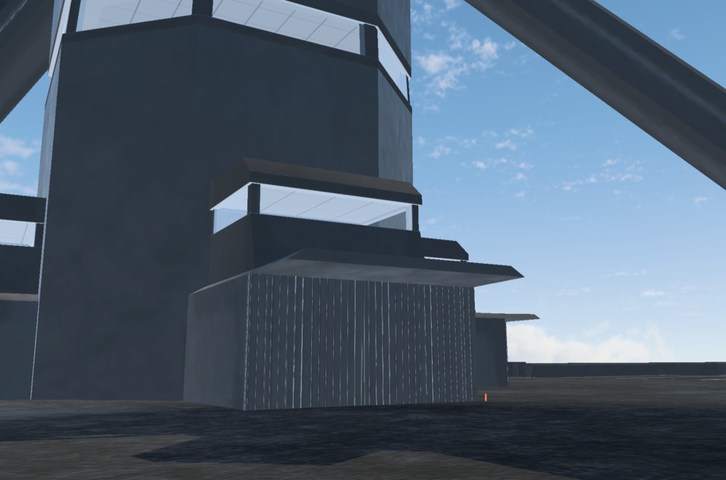 【VRChat想定】軍事軌道エレベーター「Military Elevator1」【3Dモデル】