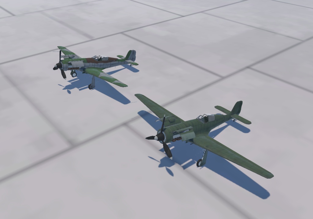 《VRCHAT想定》B-TA152H《飛行可能3Dモデル》