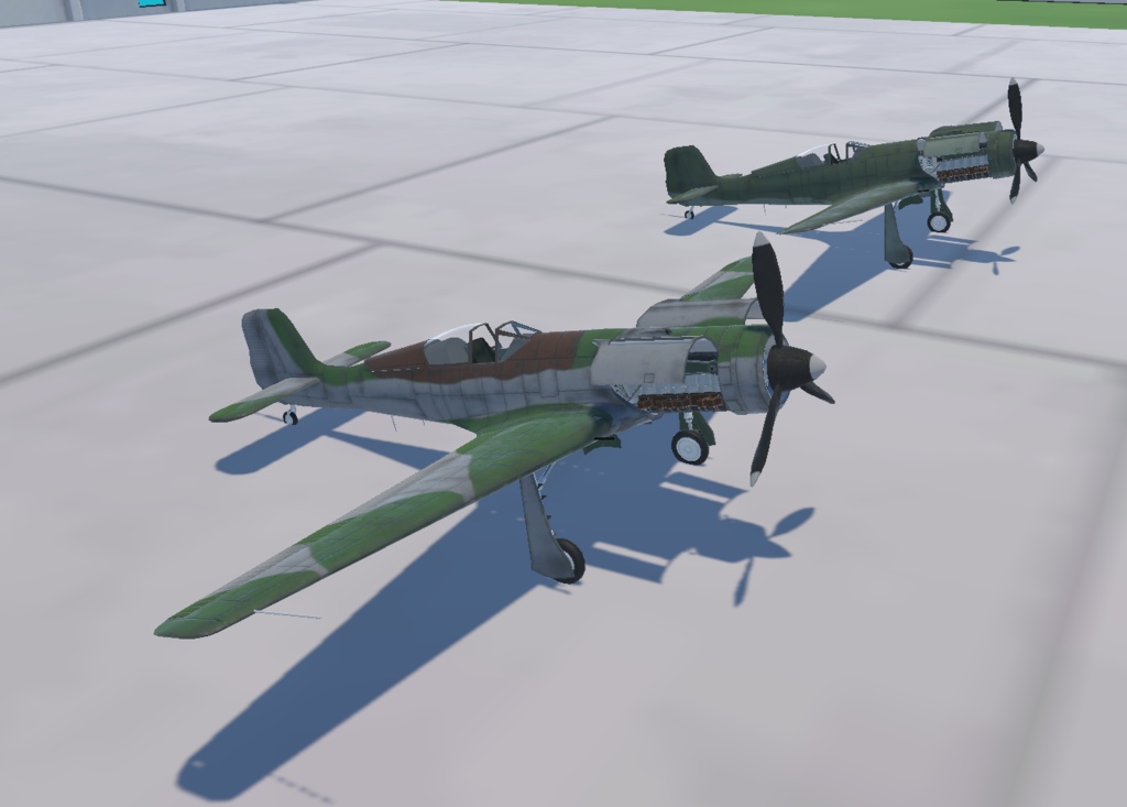 《VRCHAT想定》B-TA152H《飛行可能3Dモデル》