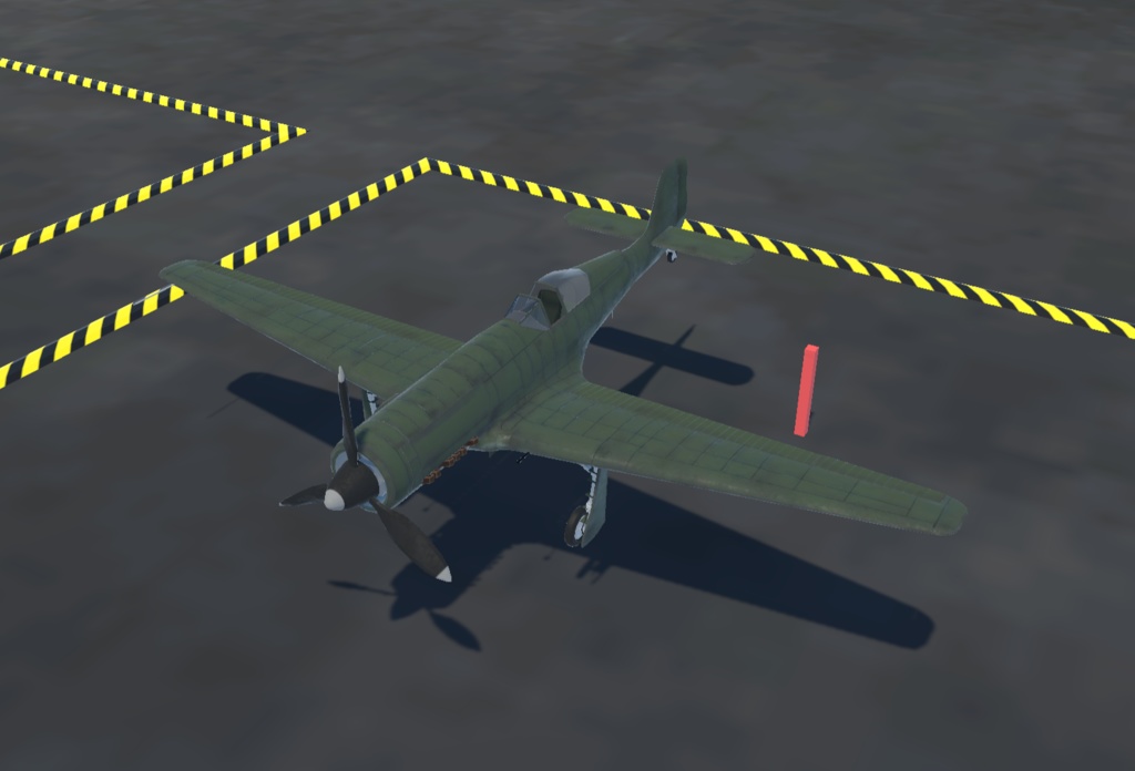 《VRCHAT想定》B-TA152H《飛行可能3Dモデル》