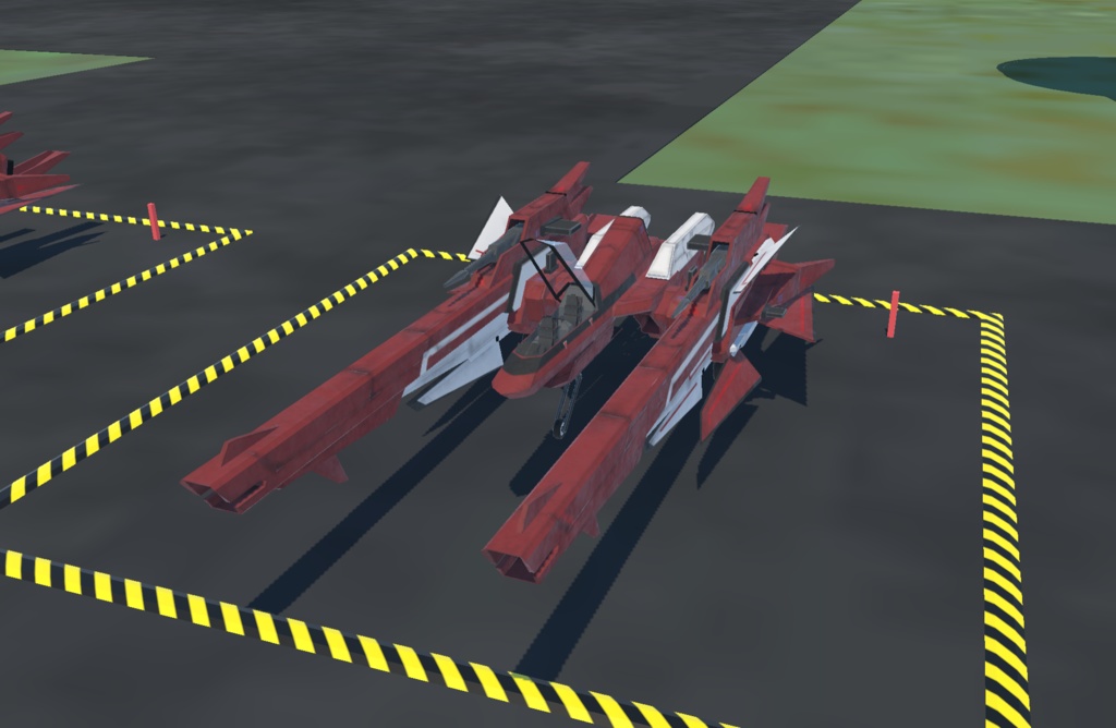 《VRCHAT想定》架空機 BFS-18CANARY《飛行可能3Dモデル》