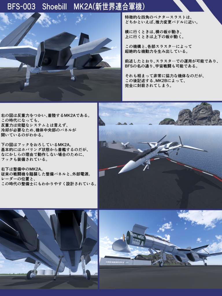 3/20更新 StudioSymphonys架空機世界観設定本(準じる必要はありません)