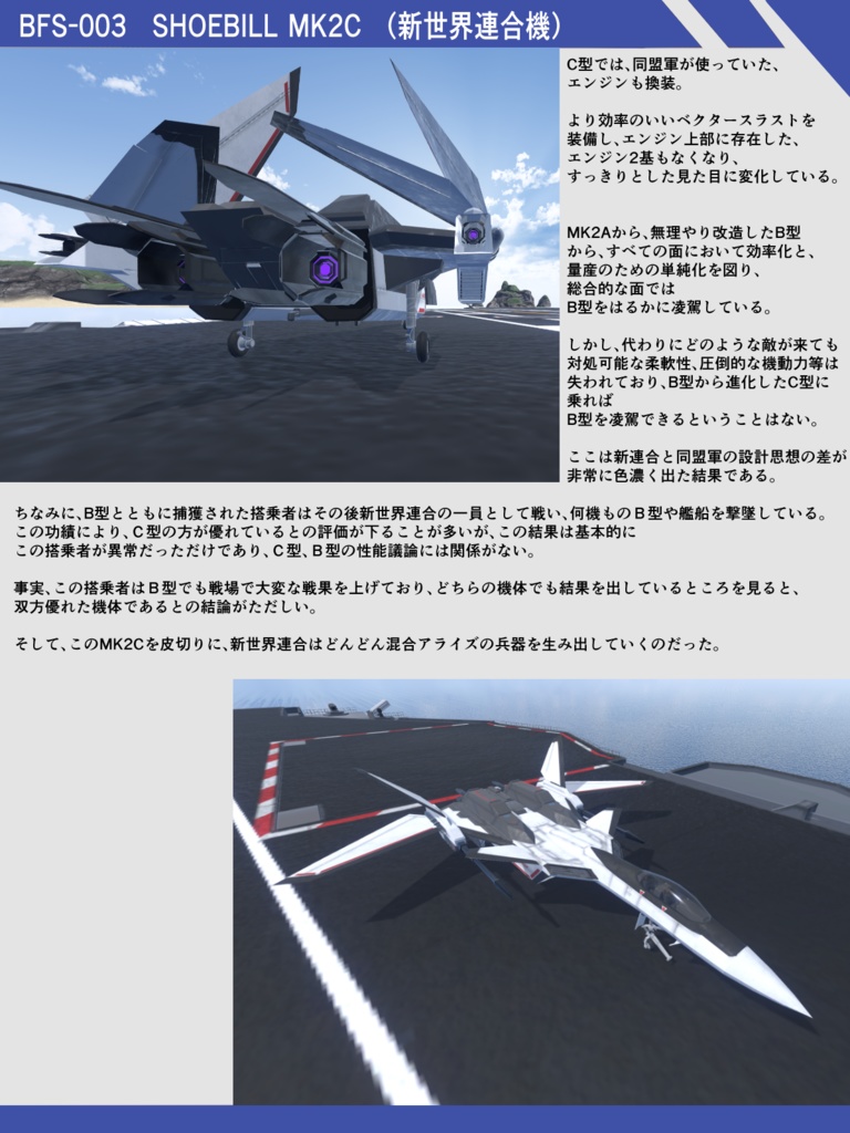 3/20更新 StudioSymphonys架空機世界観設定本(準じる必要はありません)