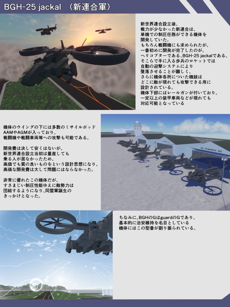 3/20更新 StudioSymphonys架空機世界観設定本(準じる必要はありません)