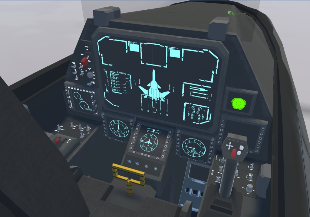 【VRChat想定】架空機 BFS003 Shoebill mk2(A型+B型+C型)3種セット【飛行可能モデル】