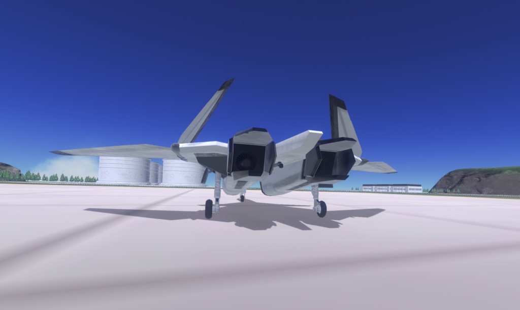 【VRChat想定】架空機 BFS003 Shoebill mk2(A型+B型+C型)3種セット【飛行可能モデル】