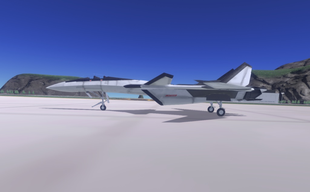 【VRChat想定】架空機 BFS003 Shoebill mk2(A型+B型+C型)3種セット【飛行可能モデル】