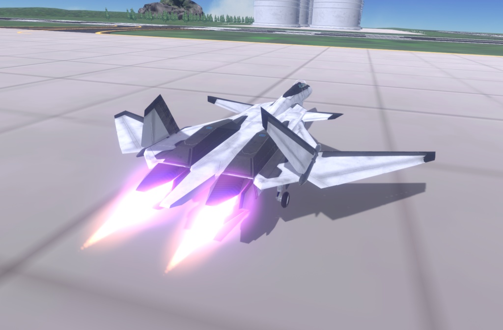【VRChat想定】架空機 BFS003 Shoebill mk2(A型+B型+C型)3種セット【飛行可能モデル】