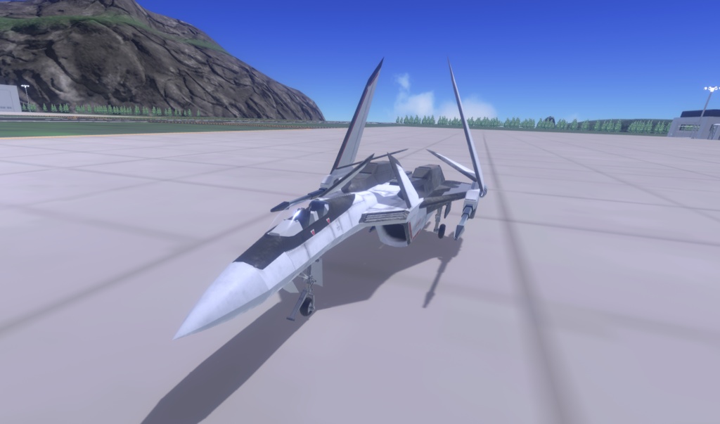 【VRChat想定】架空機 BFS003 Shoebill mk2(A型+B型+C型)3種セット【飛行可能モデル】