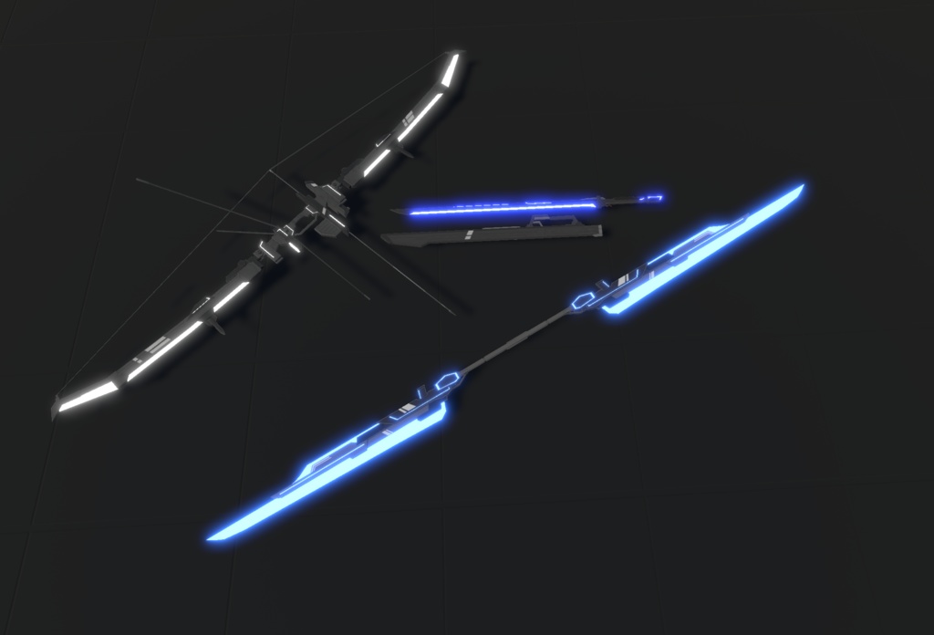 【20アバター対応、MA対応】学生機関な戦闘制服コーデ【VRChat想定 衣装3Dモデル】