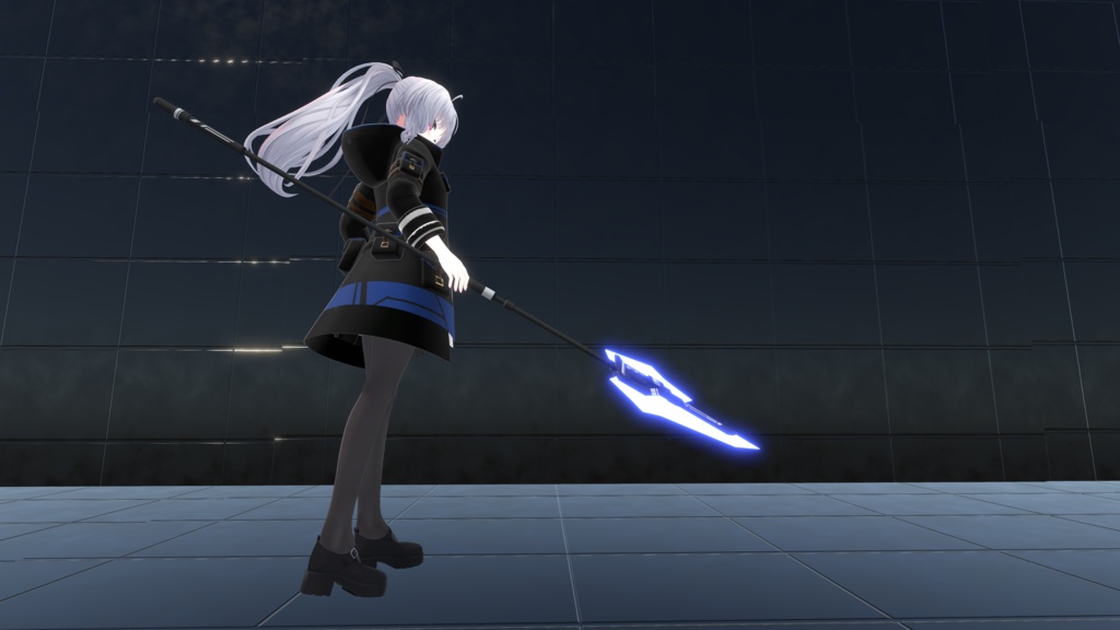 【20アバター対応、MA対応】学生機関な戦闘制服コーデ【VRChat想定 衣装3Dモデル】