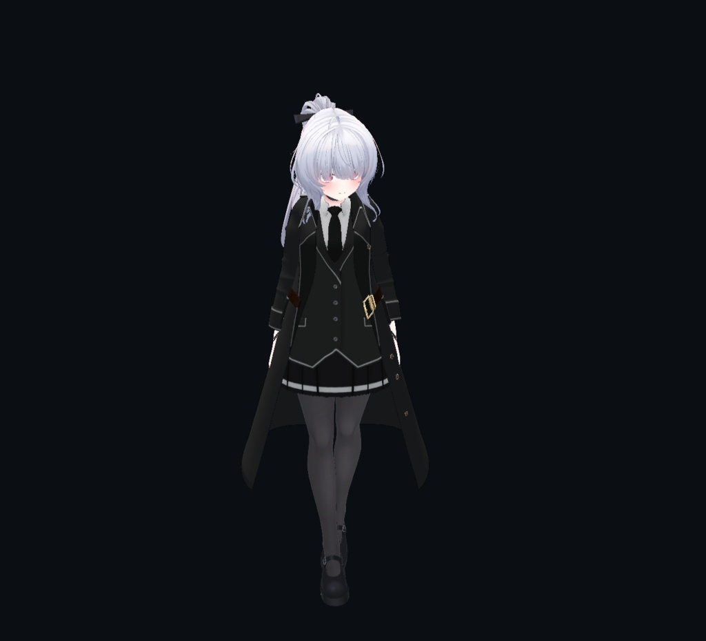【22アバター対応、MA対応】指揮官な制服コート 【VRChat想定 衣装3Dモデル】