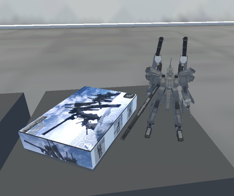 【VRChat想定】人型兵器BGG06-BEAR【簡易プラモデルギミック、操作可能3Dモデル】