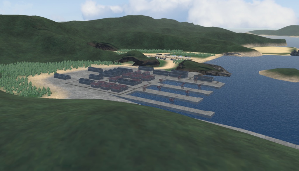 【VRChat想定】フライトワールド用地形vol2【3Dモデル】