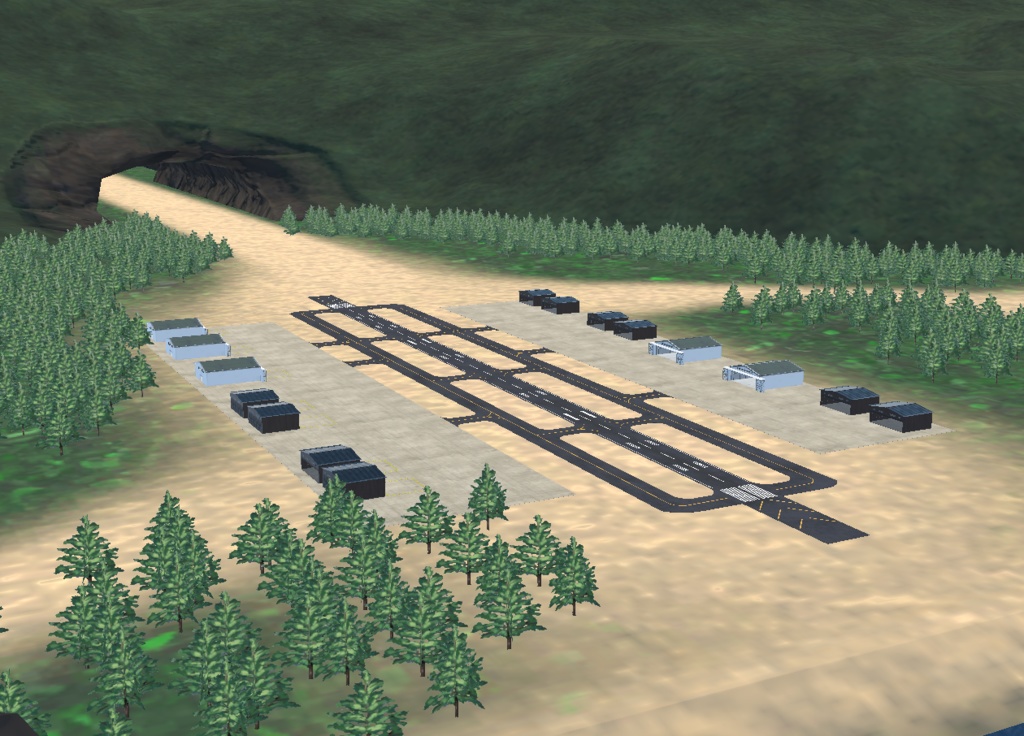 【VRChat想定】フライトワールド用地形vol2【3Dモデル】