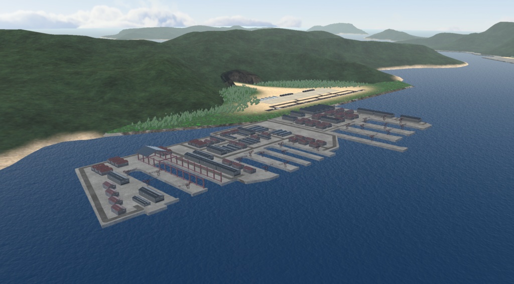 【VRChat想定】フライトワールド用地形vol2【3Dモデル】