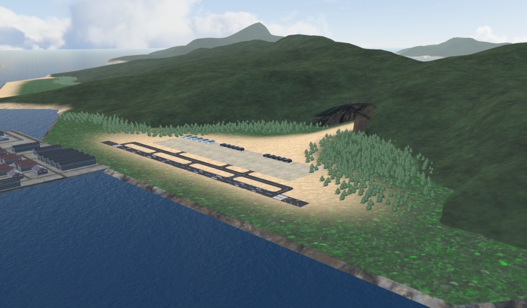 【VRChat想定】フライトワールド用地形vol2【3Dモデル】