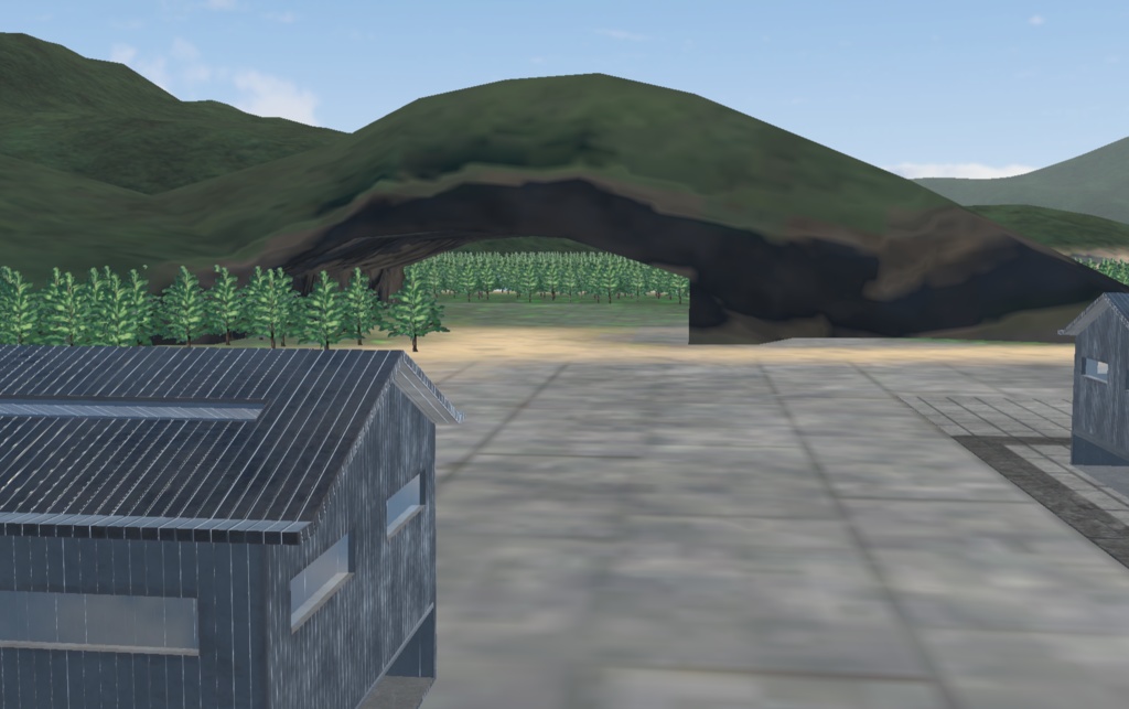 【VRChat想定】フライトワールド用地形vol2【3Dモデル】