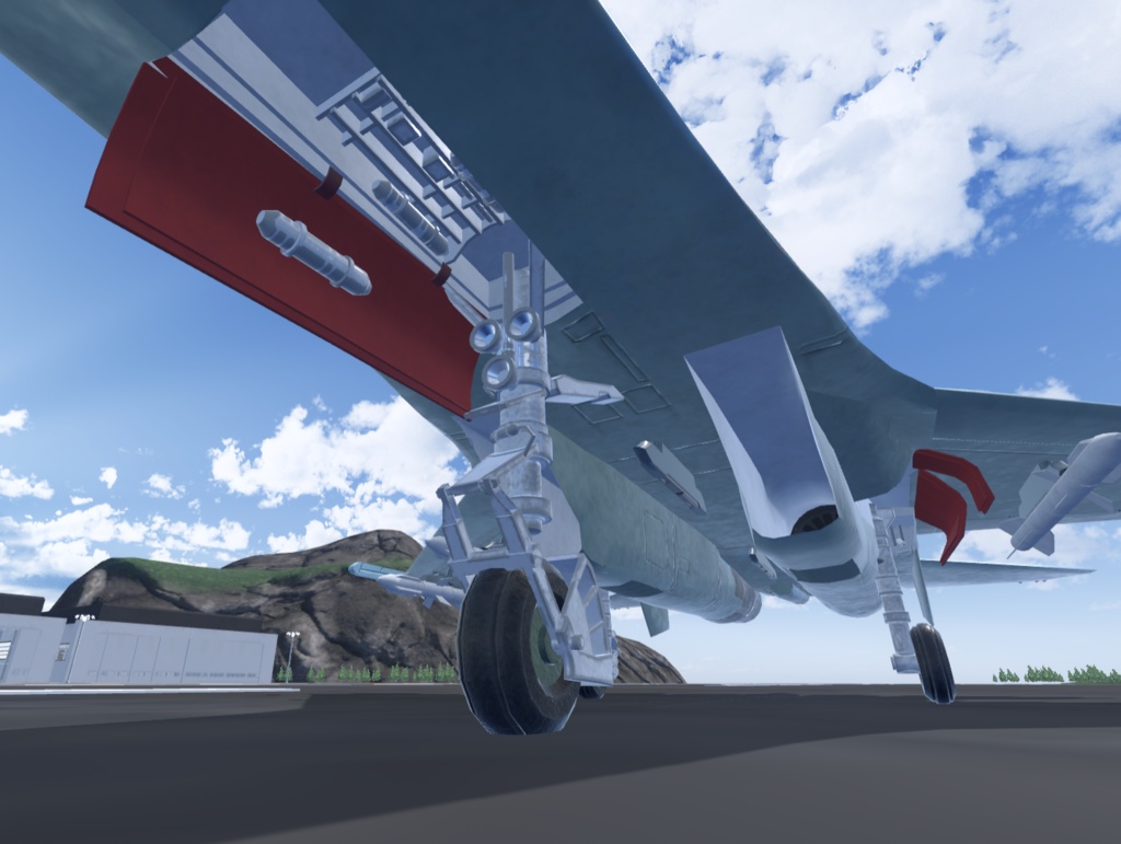 【VRChat想定】B-SU27改【飛行可能3Dモデル】