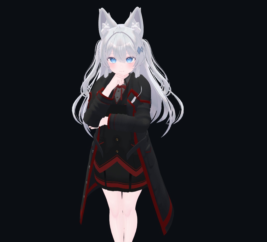 【20アバター、MA対応】学生な名探偵コート【VRChat想定 衣装3Dモデル】
