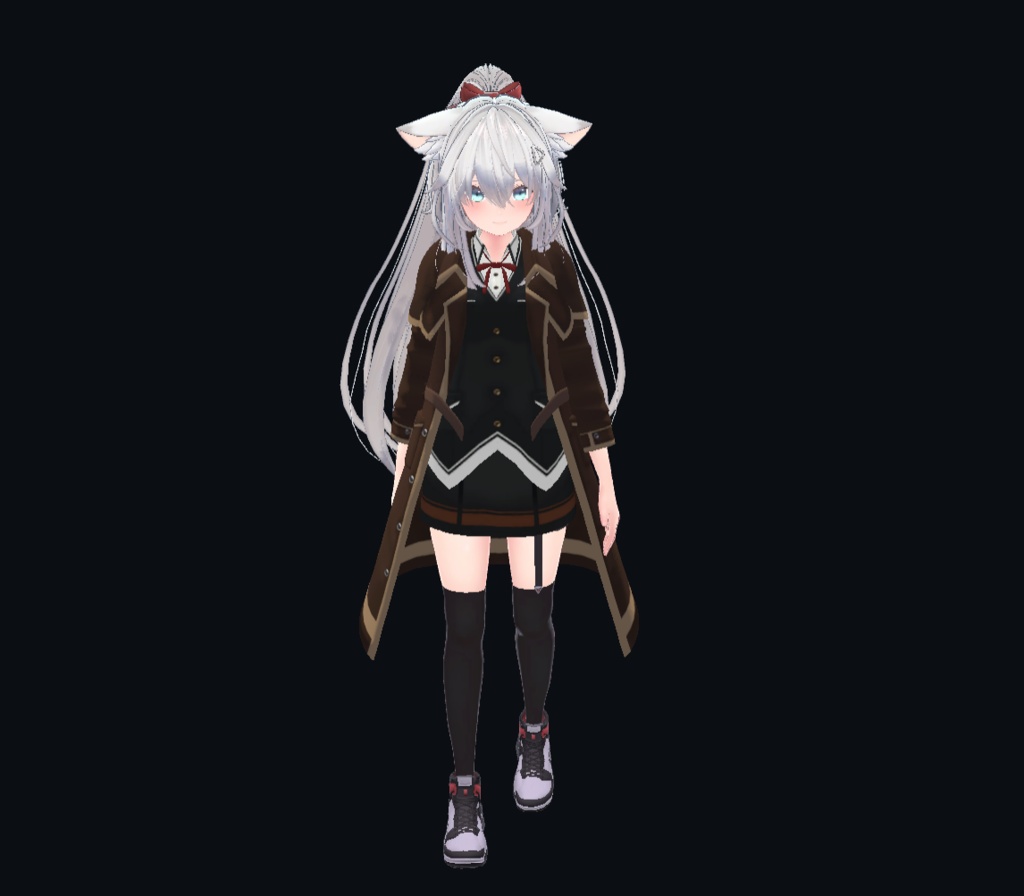 【20アバター、MA対応】学生な名探偵コート【VRChat想定 衣装3Dモデル】